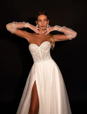 Charlotte white wedding dress