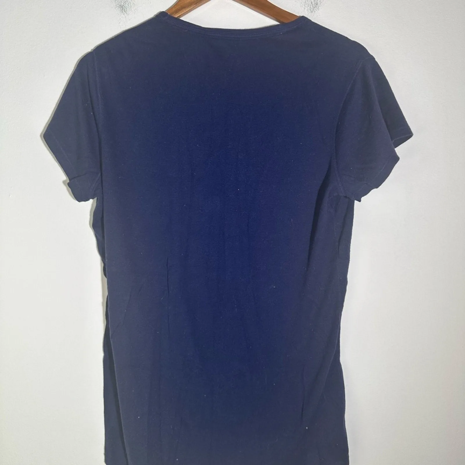 Faded Glory Blue Fitted Short Sleeve Tee