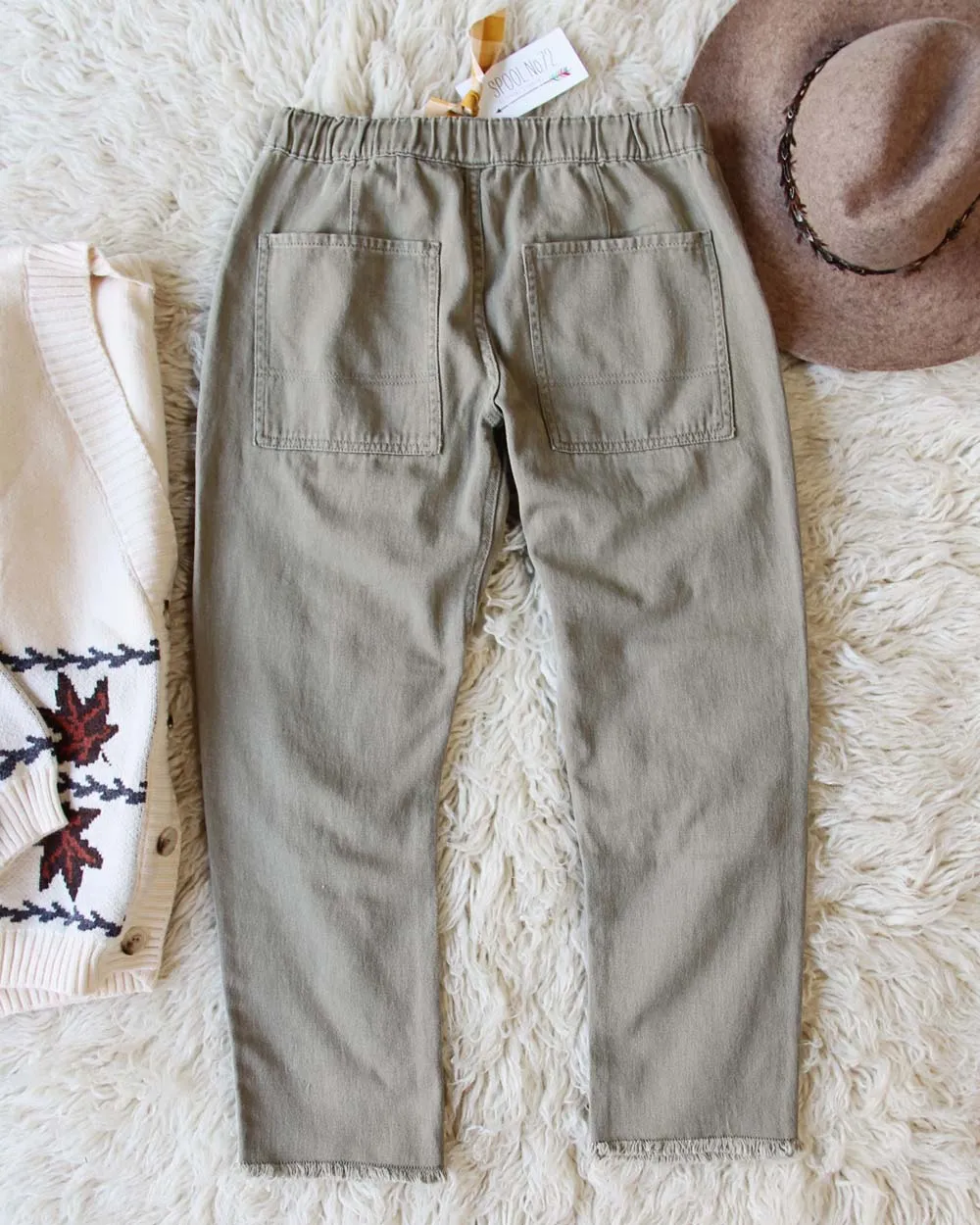 Faded Sage Pants in Dusty Sage