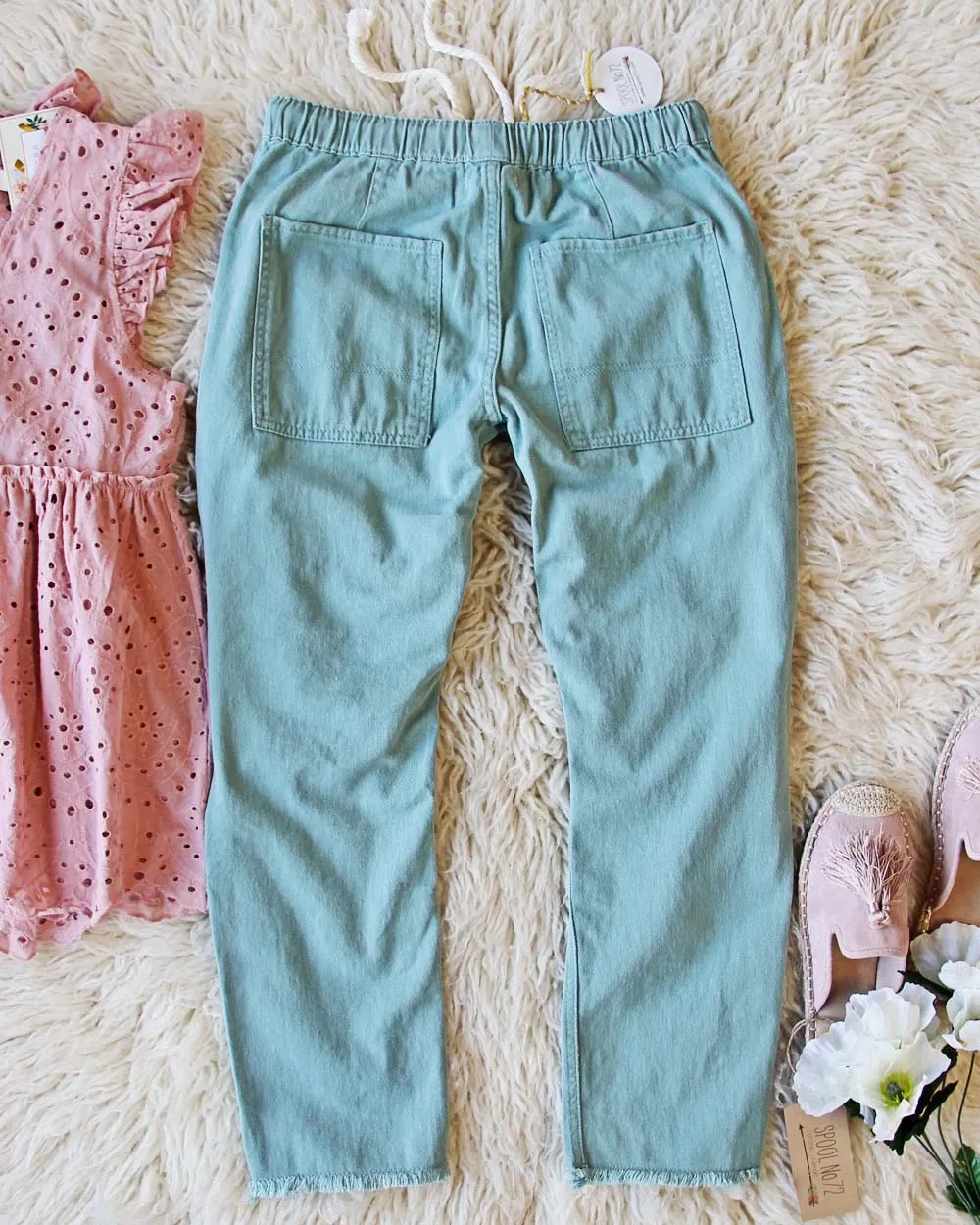 Faded Sage Pants