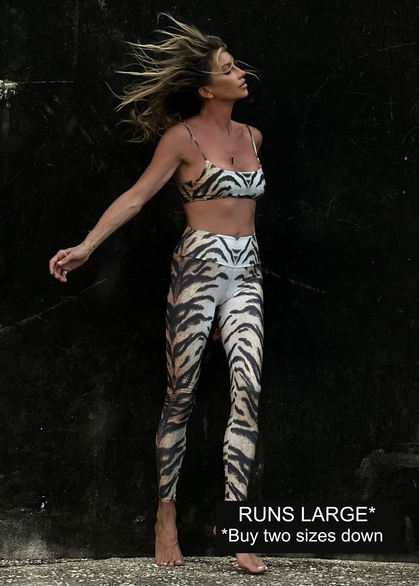 Giselle Leggings Faded Tiger