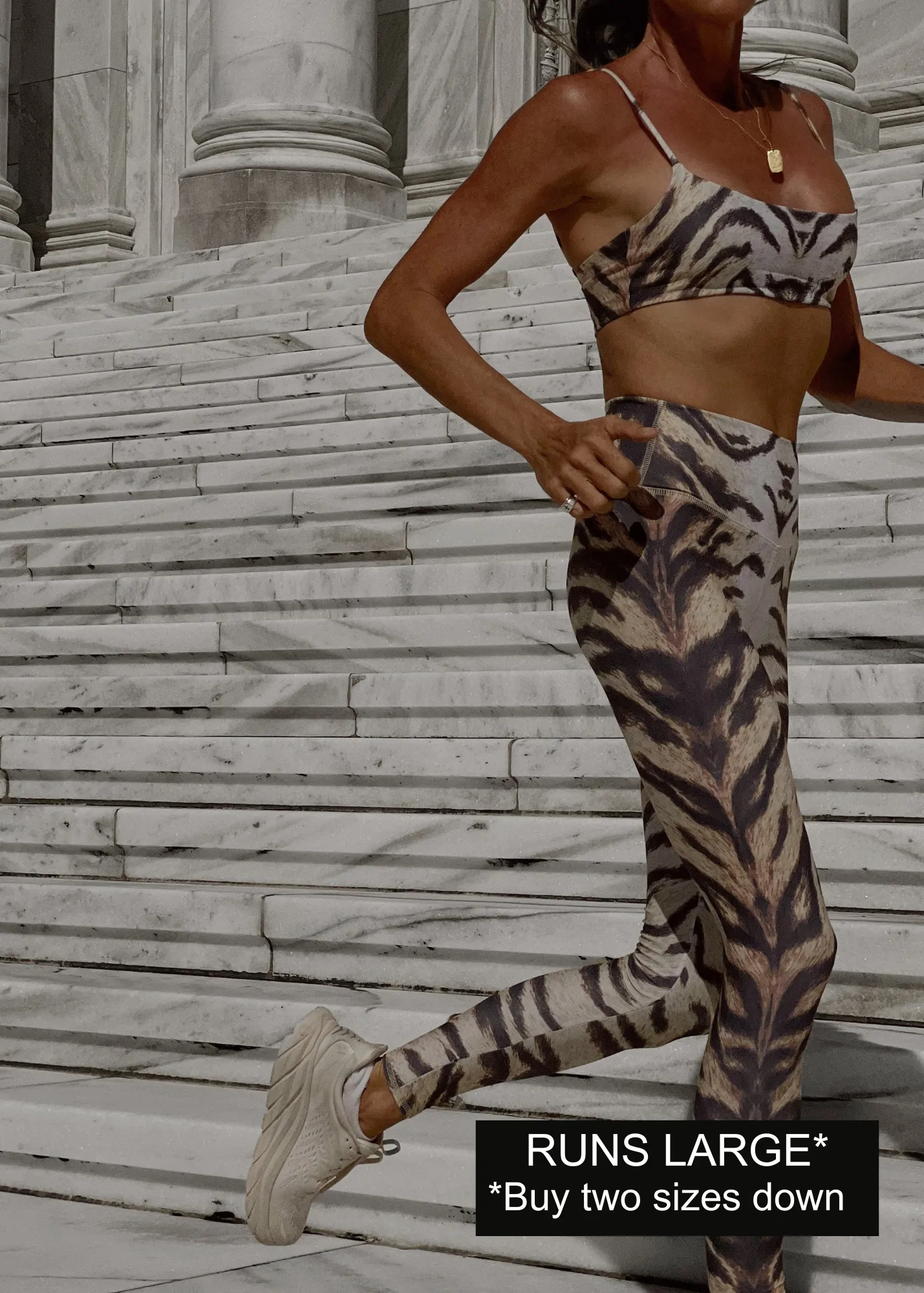 Giselle Leggings Faded Tiger