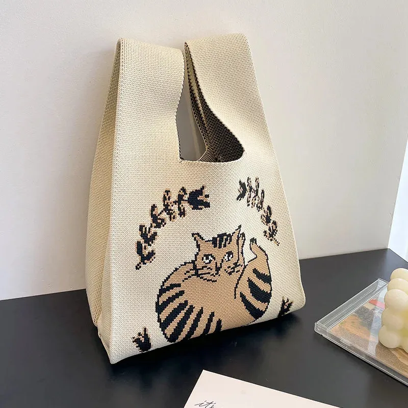 Handmade Knit Handbag