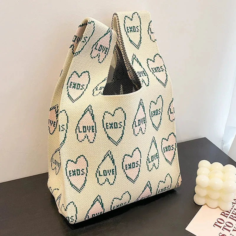 Handmade Knit Handbag