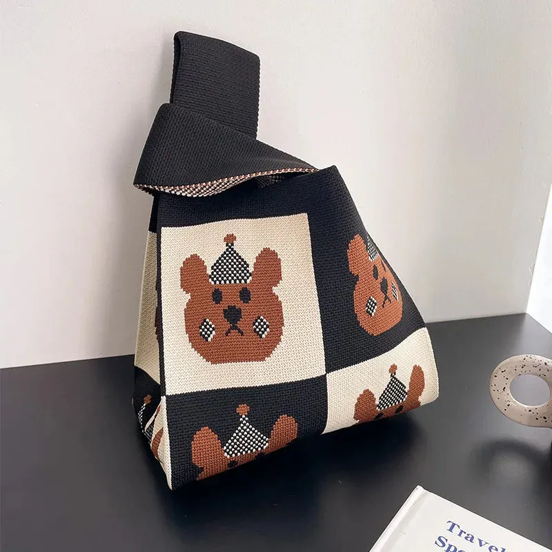 Handmade Knit Handbag