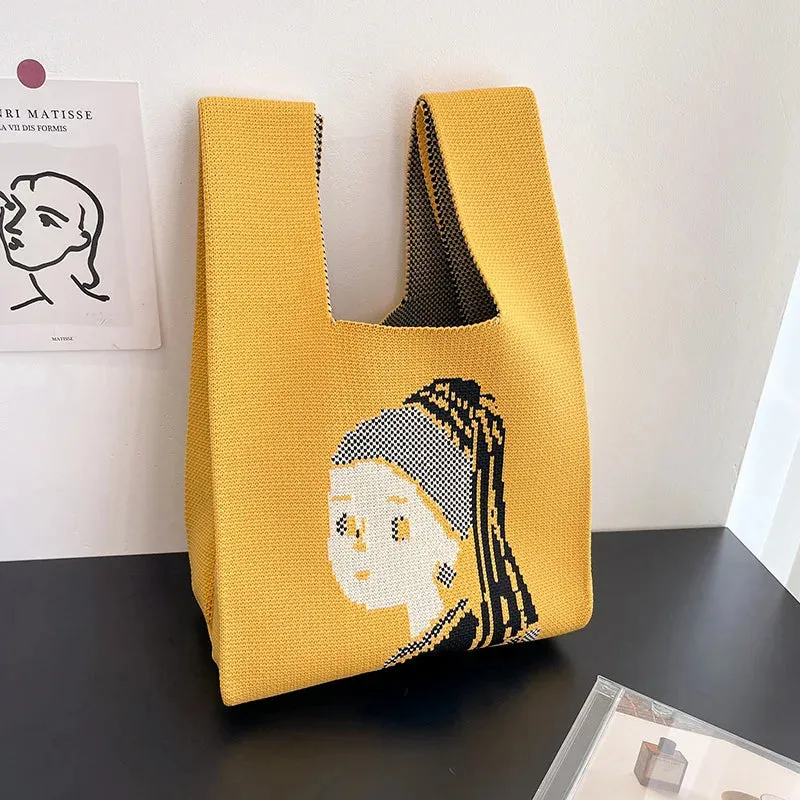 Handmade Knit Handbag
