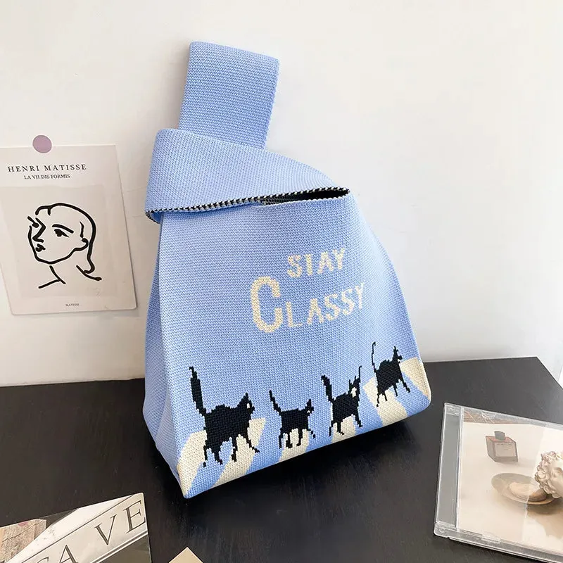 Handmade Knit Handbag