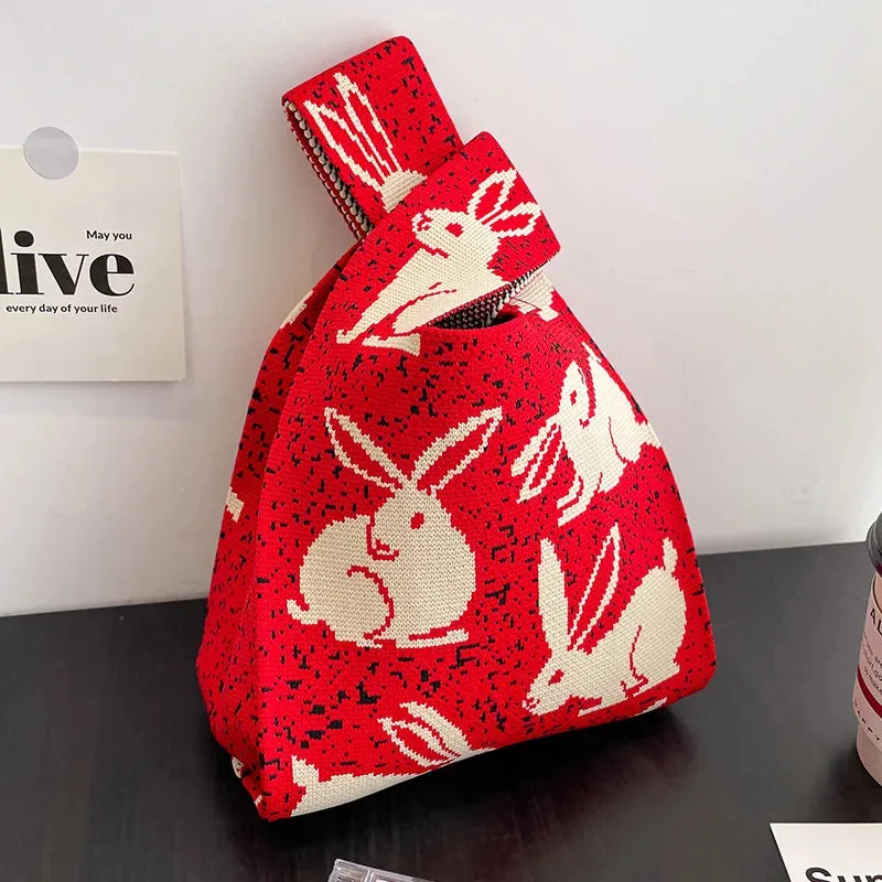 Handmade Knit Handbag