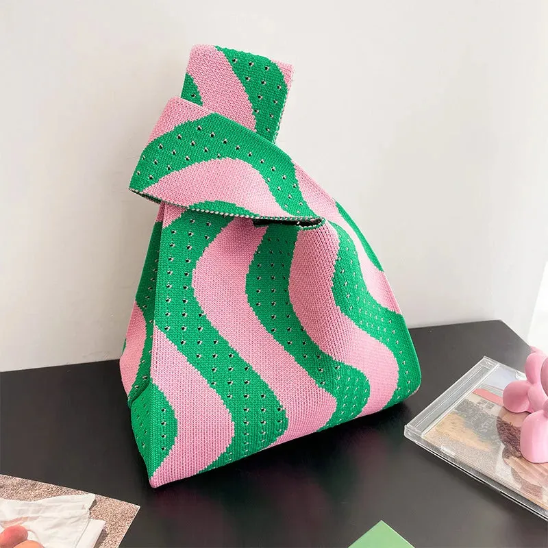 Handmade Knit Handbag