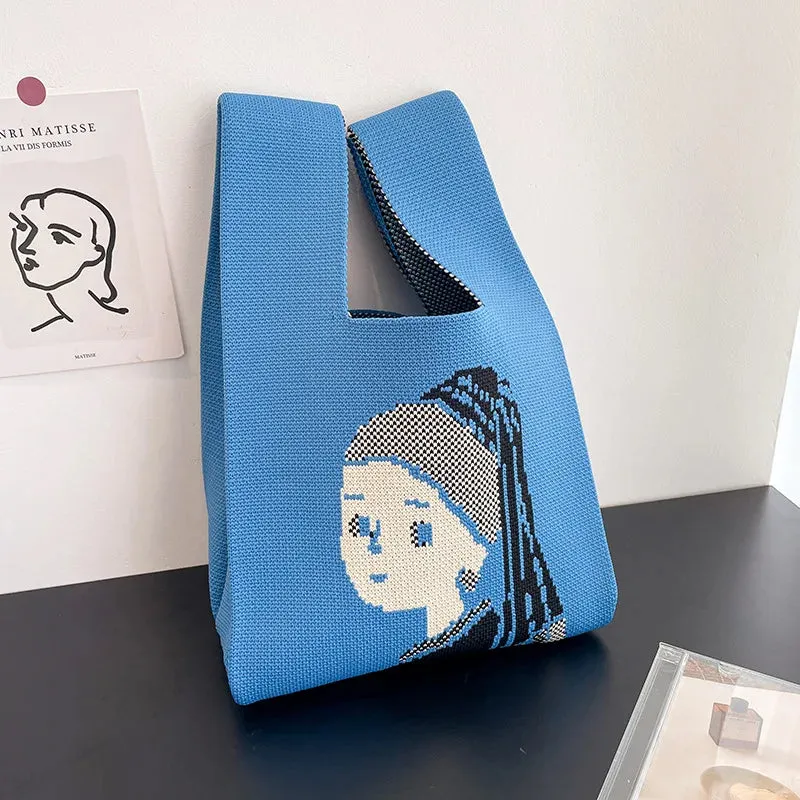 Handmade Knit Handbag