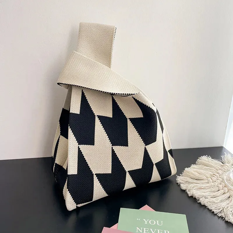Handmade Knit Handbag