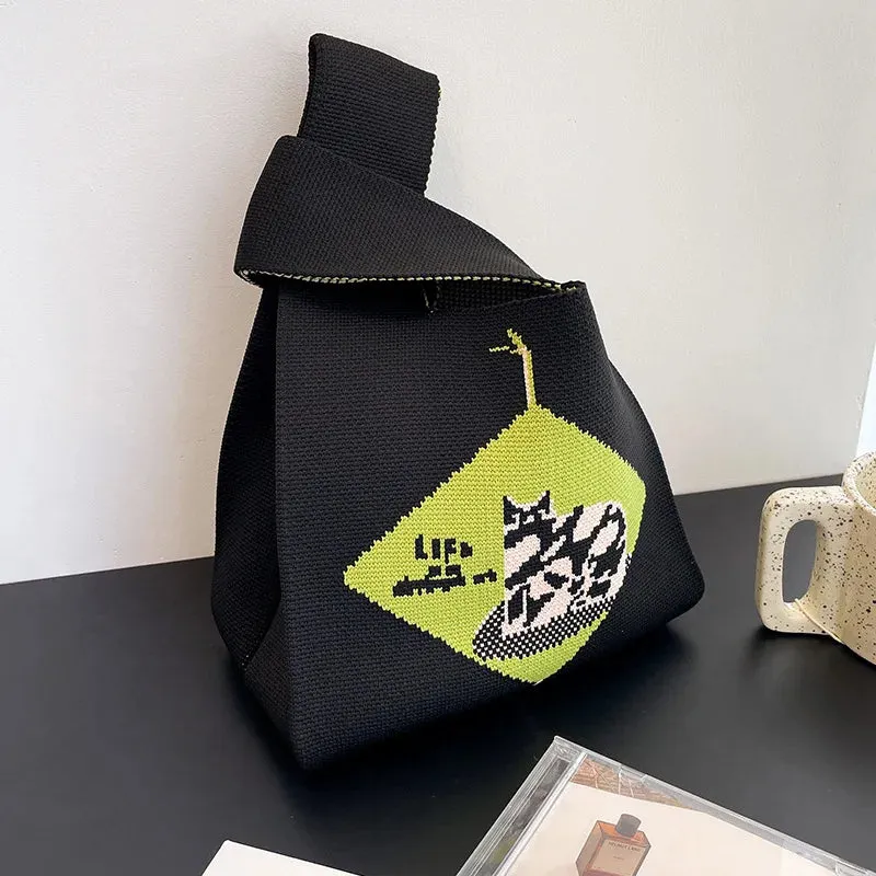Handmade Knit Handbag