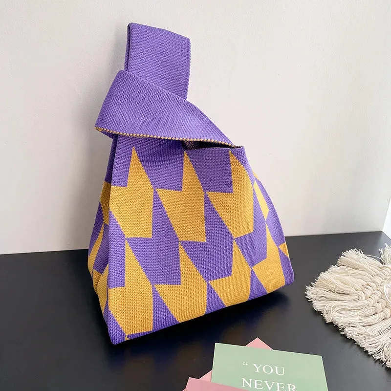 Handmade Knit Handbag