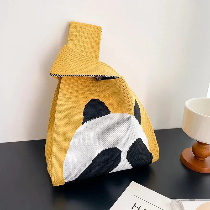 Handmade Knit Handbag