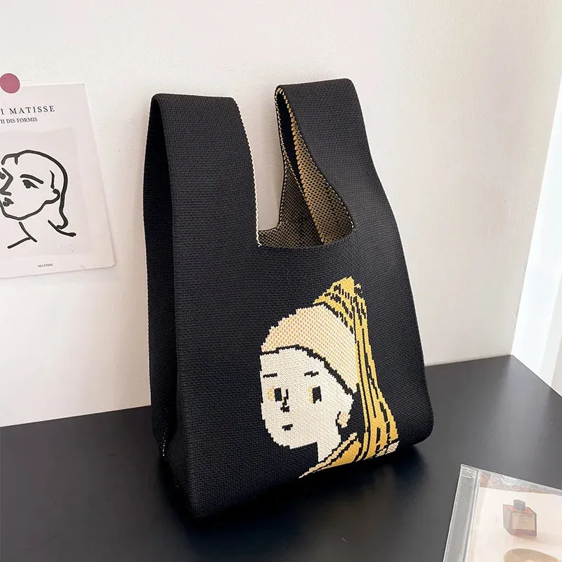 Handmade Knit Handbag