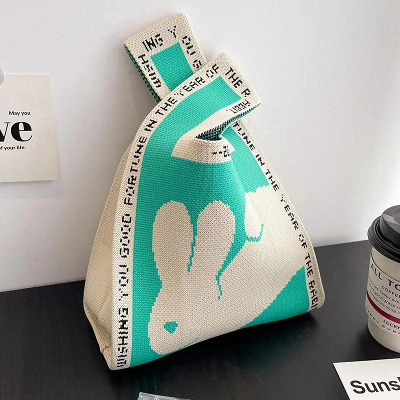 Handmade Knit Handbag