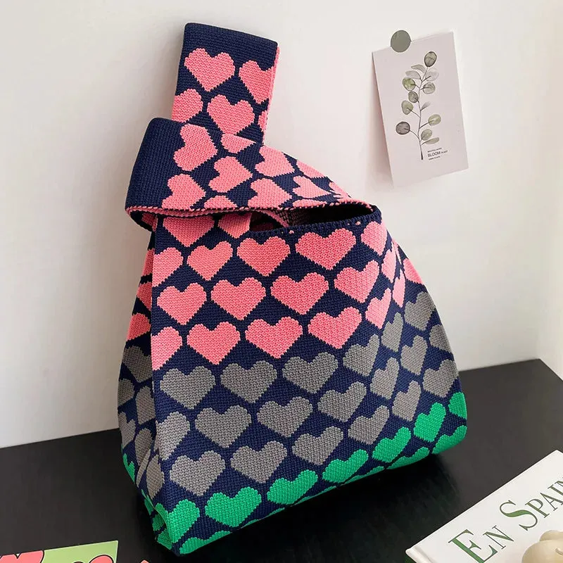 Handmade Knit Handbag