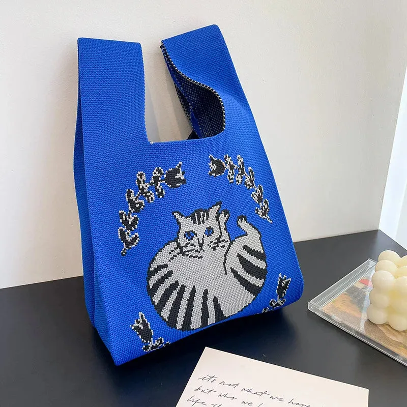 Handmade Knit Handbag