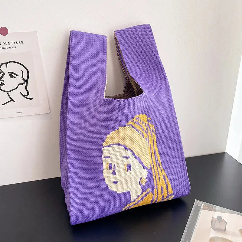 Handmade Knit Handbag