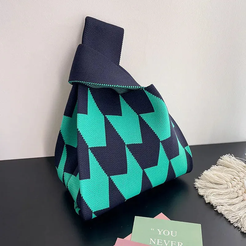 Handmade Knit Handbag