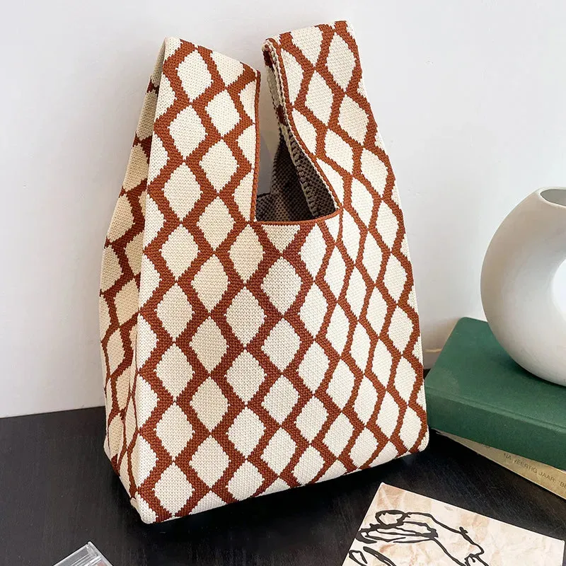 Handmade Knit Handbag