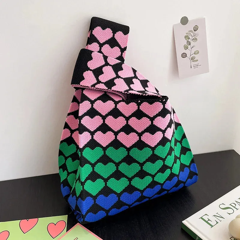 Handmade Knit Handbag