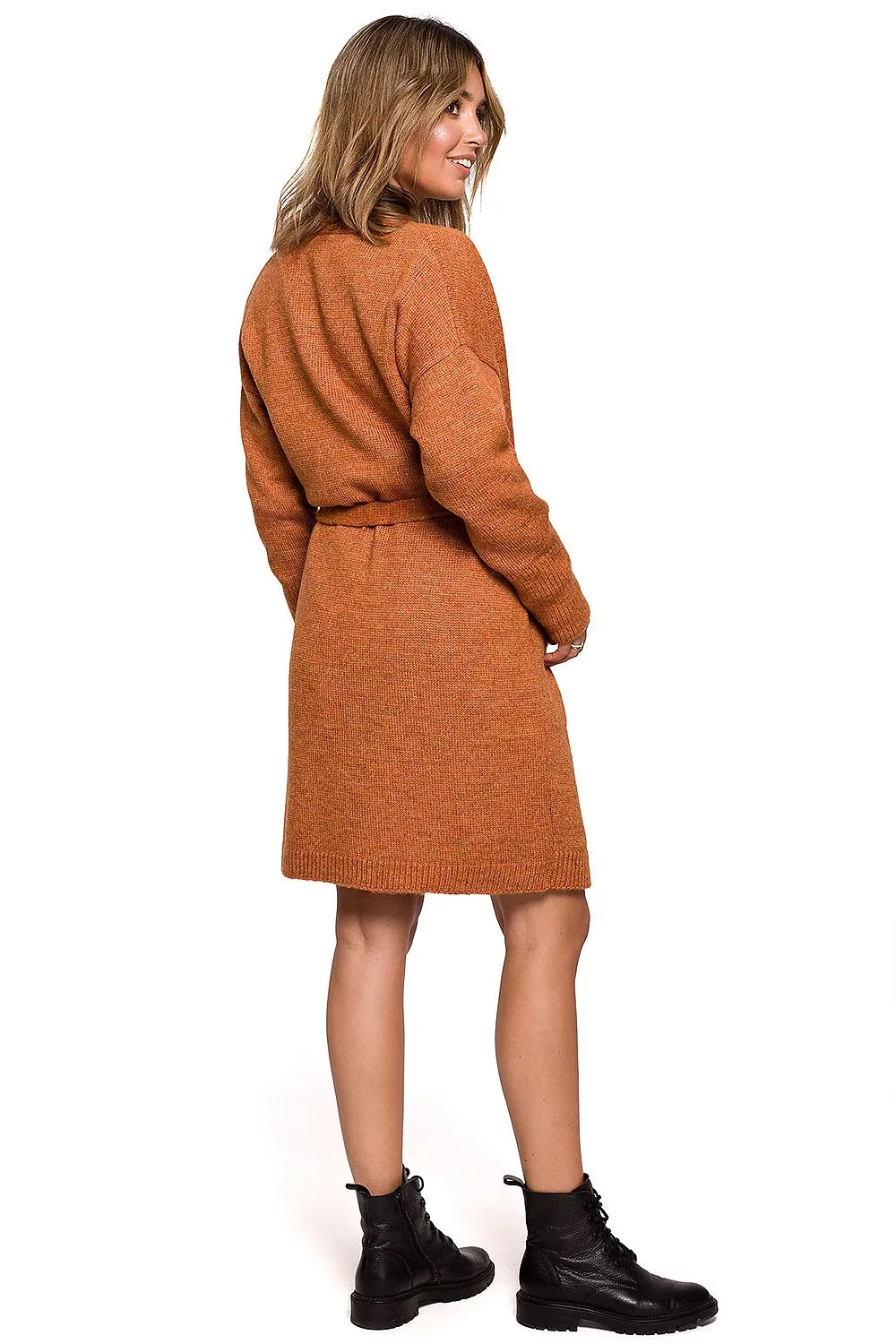 Stylish Long Cardigan with Adjustable Belt - Perfect for a Relaxed Fit