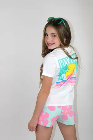 Paper Flower Pool Babe Graphic Shirt