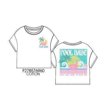 Paper Flower Pool Babe Graphic Shirt