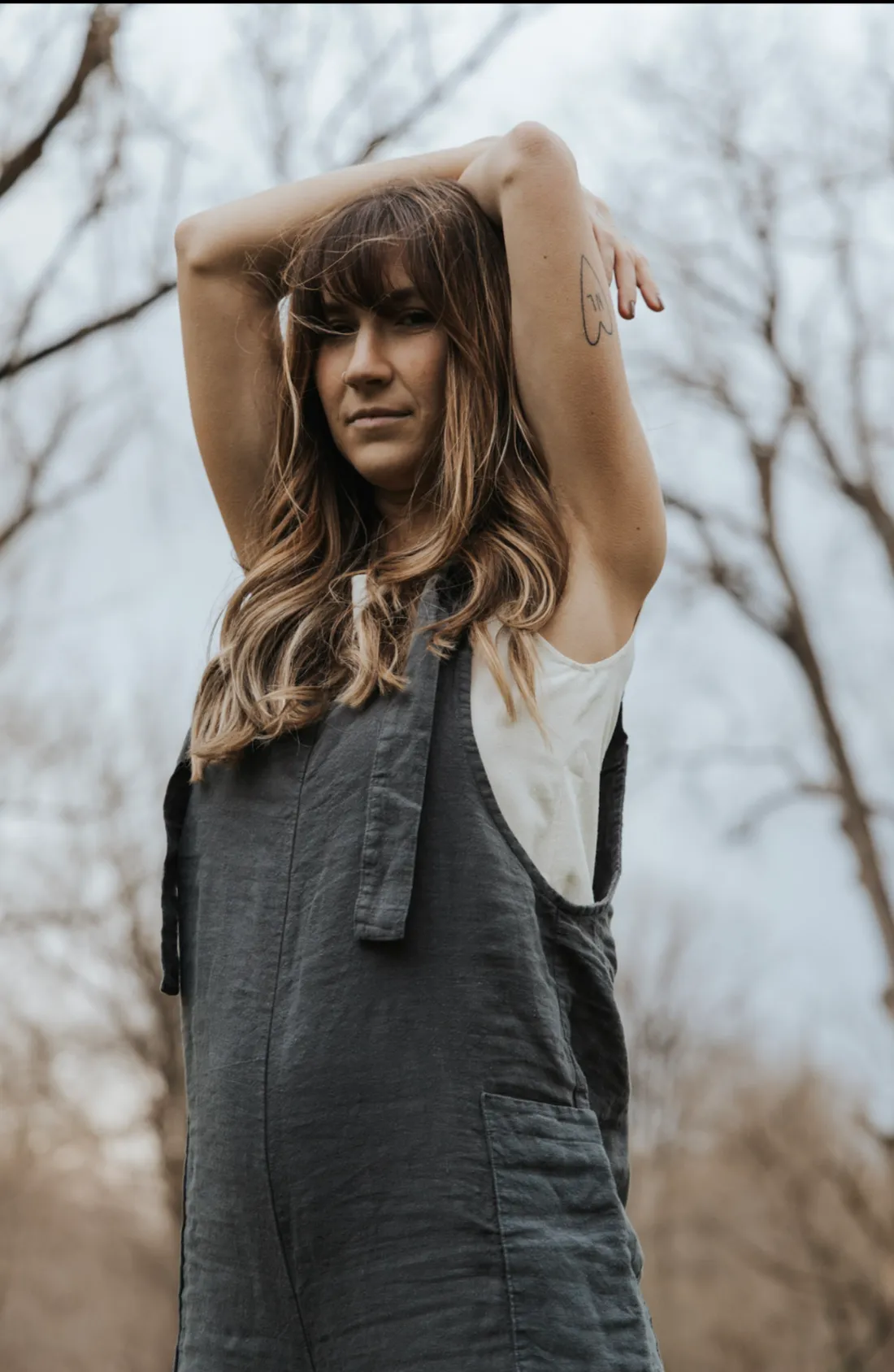 The Dungarees - Antique Linen