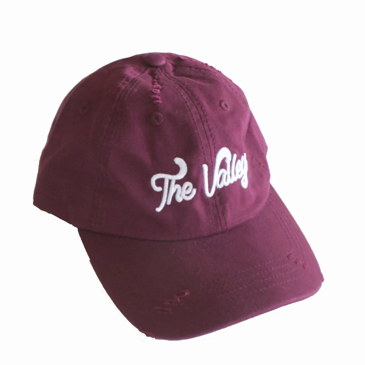 The Valley Dad Hat Burgundy
