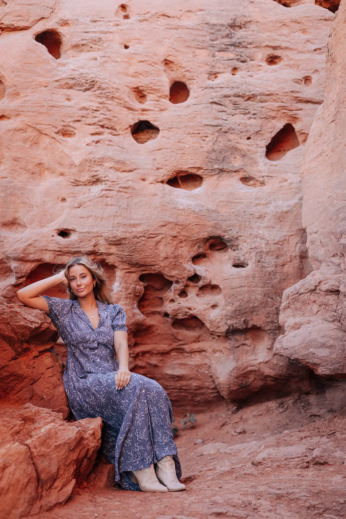 Faded Chambray Trynda Dress - Stylish and Trendy Womens Clothing Option